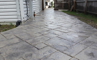 Stamped Concrete Driveway Milwaukee